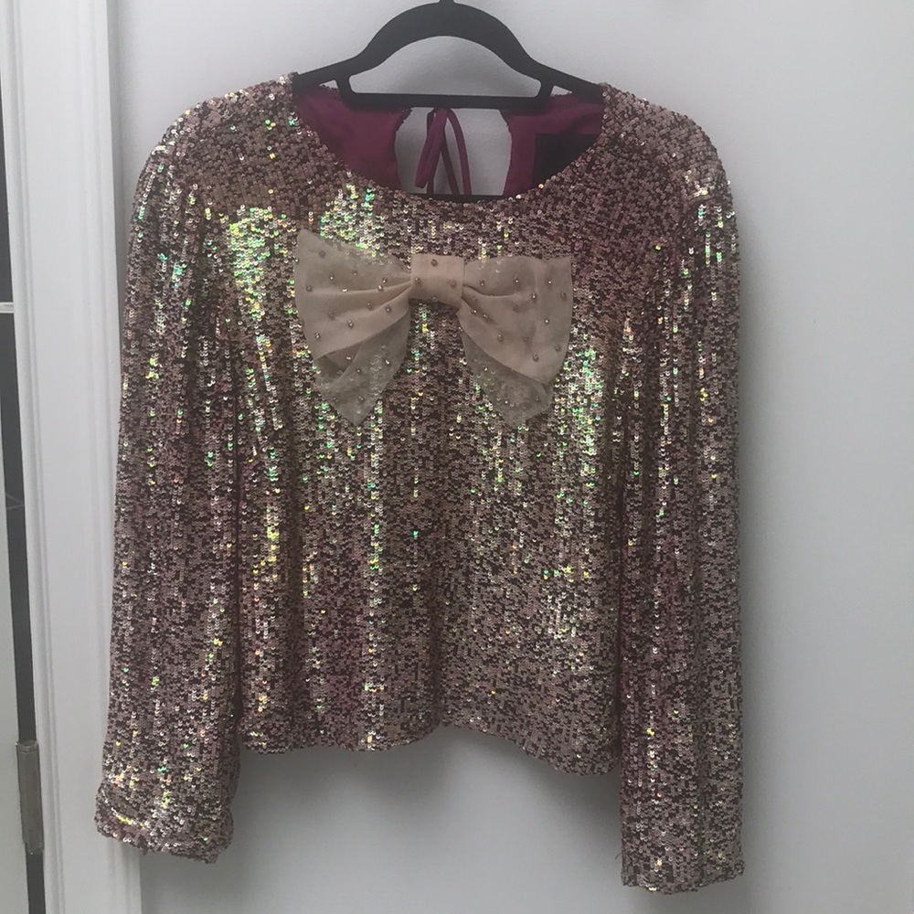 NWT J.Crew sequined top